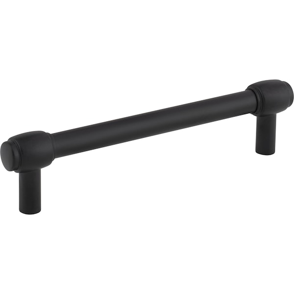 Jeffrey Alexander 128 mm Center-to-Center Matte Black Hayworth Cabinet Bar Pull 885-128MB - main